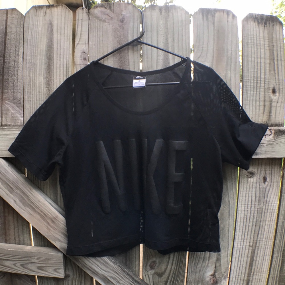 Mesh Nike Crop Top